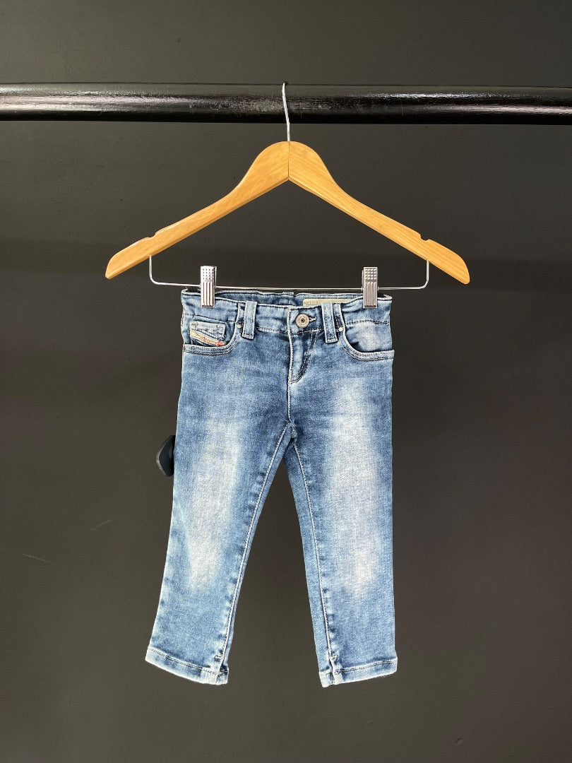 DIESEL  Pantalon  Color Azul  Talle 12-24 Meses