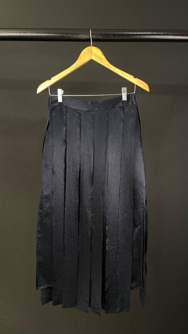 ZARA Pollera Larga Azul Talle S