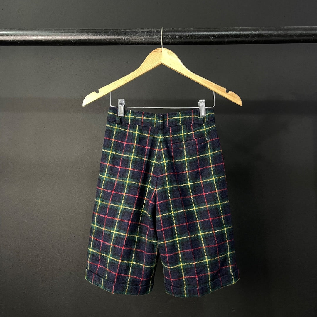 SIN MARCA  Short Bermuda  Varios Escoces Verde  Talle 8