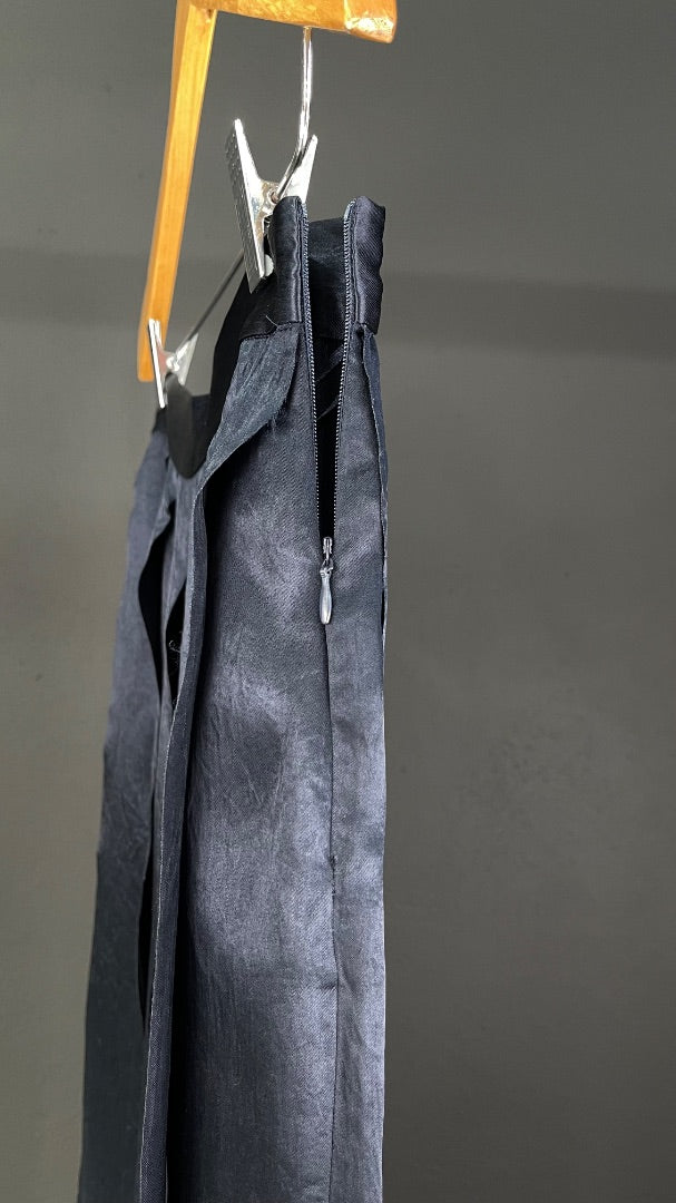 ZARA Pollera Larga Azul Talle S