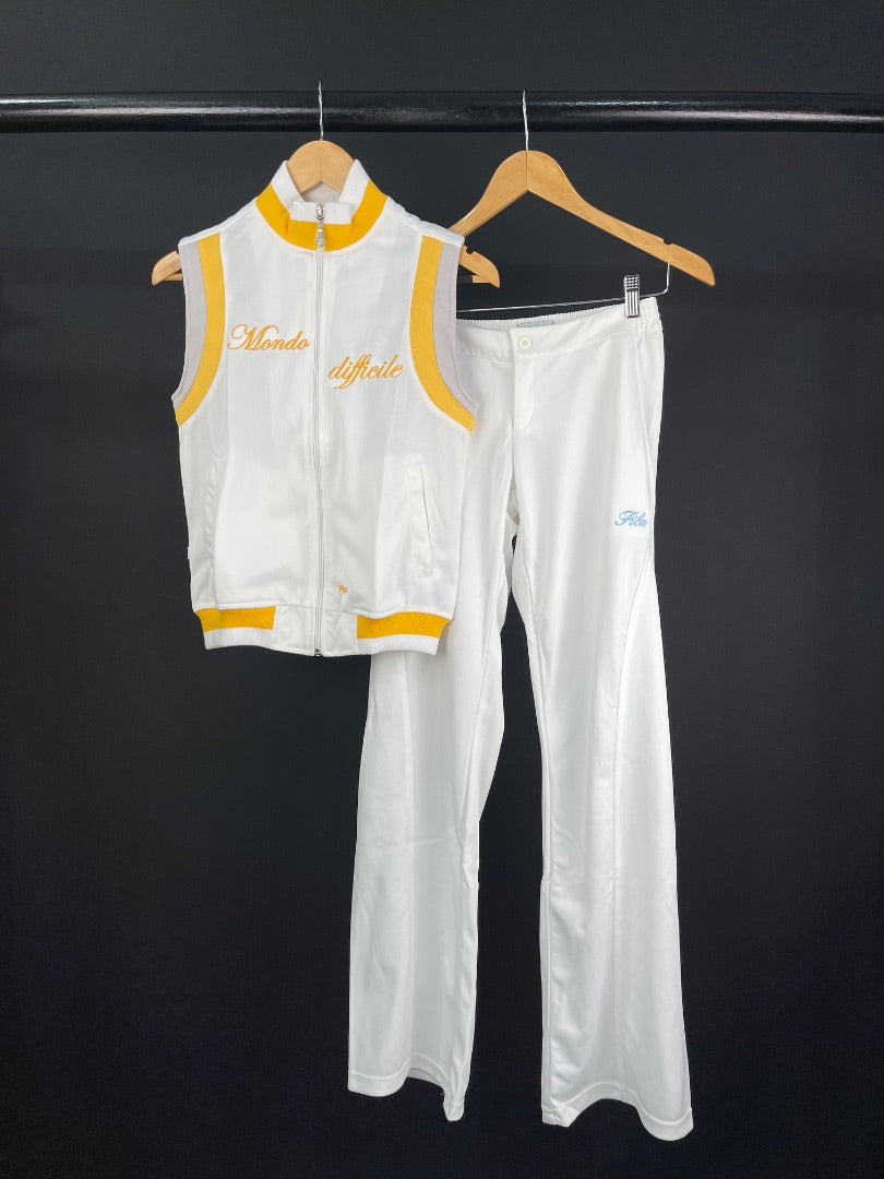 FILA Conjunto X2 Pantalon Y Otro Blanco Talle 40