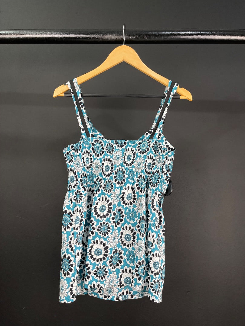 TOMMY HILFIGER Top Sin Mangas Varios Floral Talle M