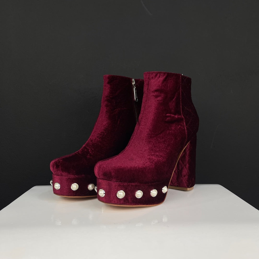 VALDEZ Bota Corta Bordeaux Talle 39