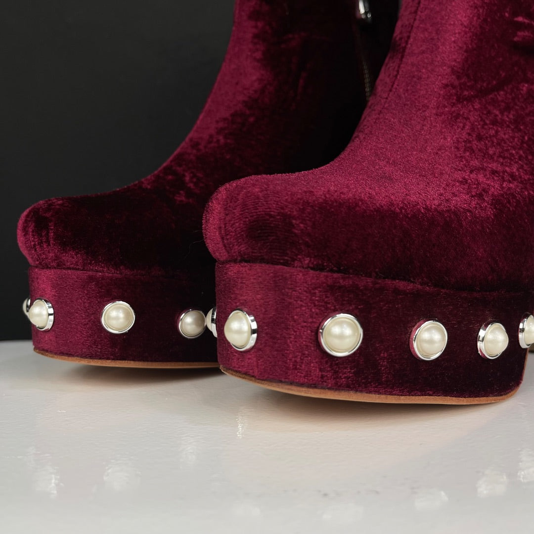 VALDEZ Bota Corta Bordeaux Talle 39