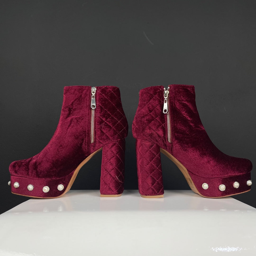 VALDEZ Bota Corta Bordeaux Talle 39