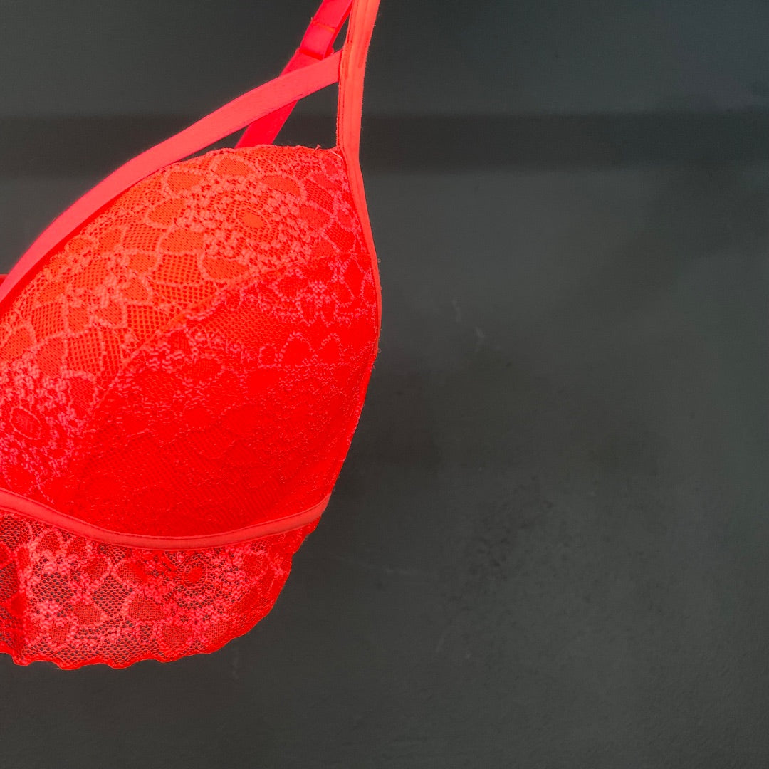 PINK  Corpiño  Naranja  Talle S