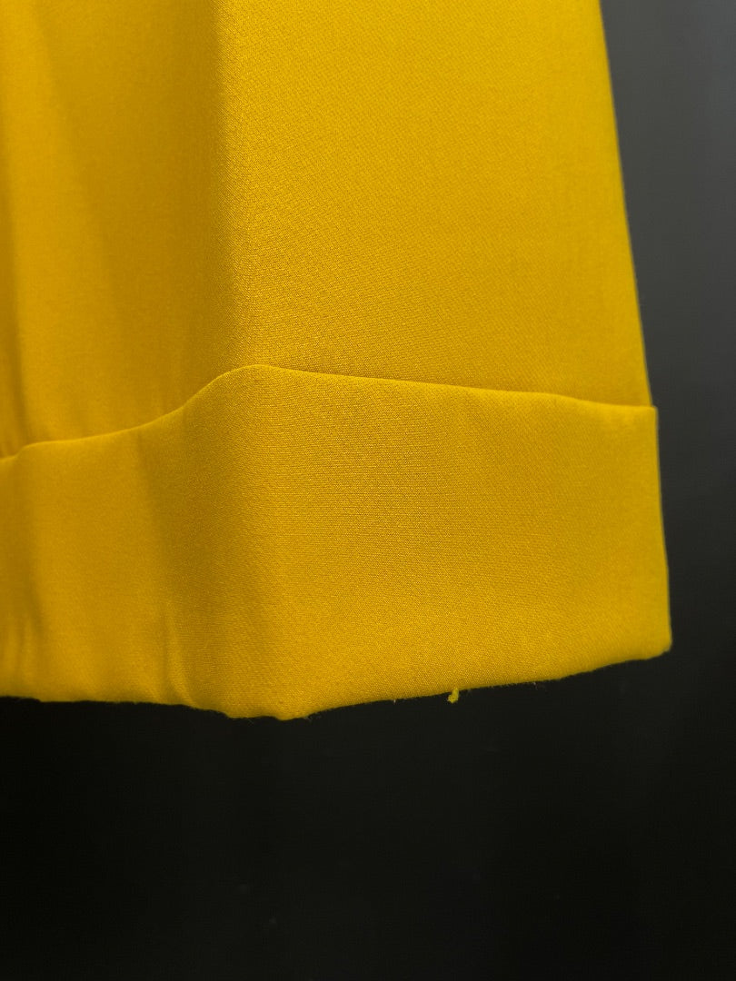 ZARA Pantalon Amarillo Talle M