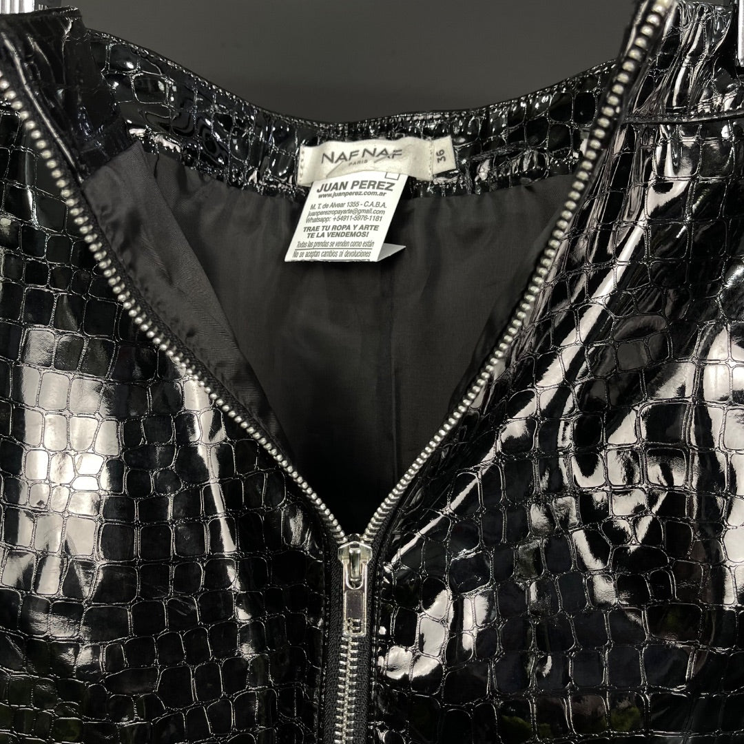 Pollera Mini Negro Talle 36