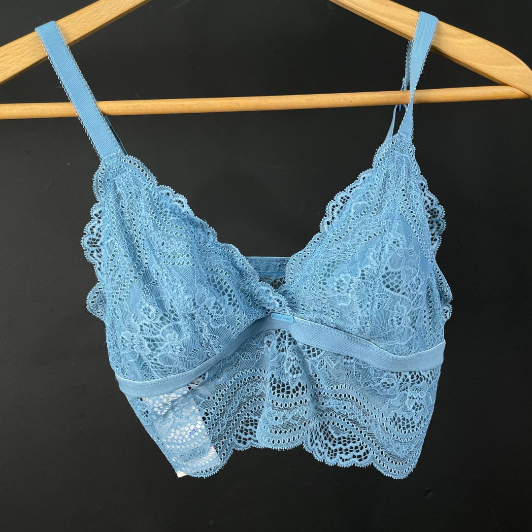 CARO CUORE  Corpiño  Celeste  Talle 95