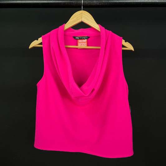 ZARA  Blusa Sin Mangas  Fucsia  Talle S