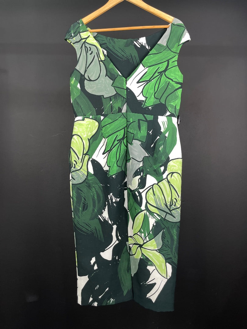SANDRO FERRONE  Vestido Sin Manga  Color Varios  Estampado  Talle 46