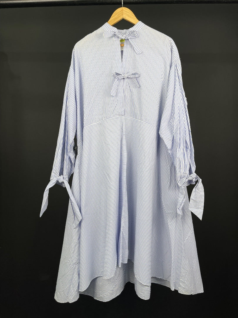 HOUSE OF MATCHING COLOURS  Vestido Manga Larga  Varios Rayado  Talle L