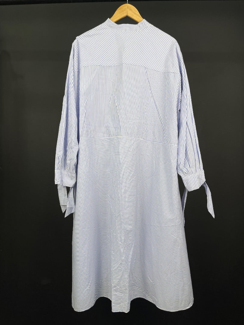 HOUSE OF MATCHING COLOURS  Vestido Manga Larga  Varios Rayado  Talle L