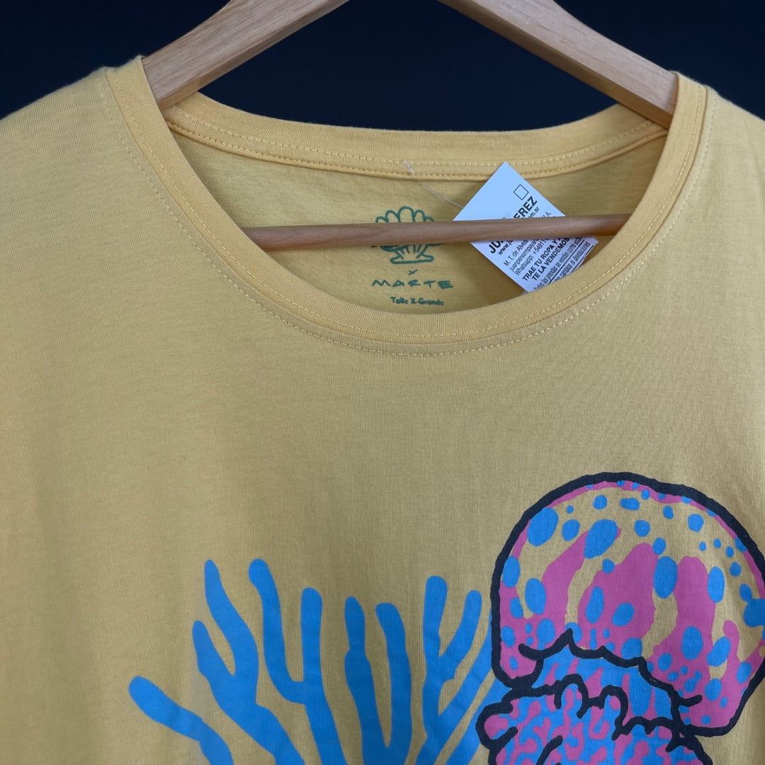BOLIVIA  Remera Manga Corta  Amarillo  Talle XL