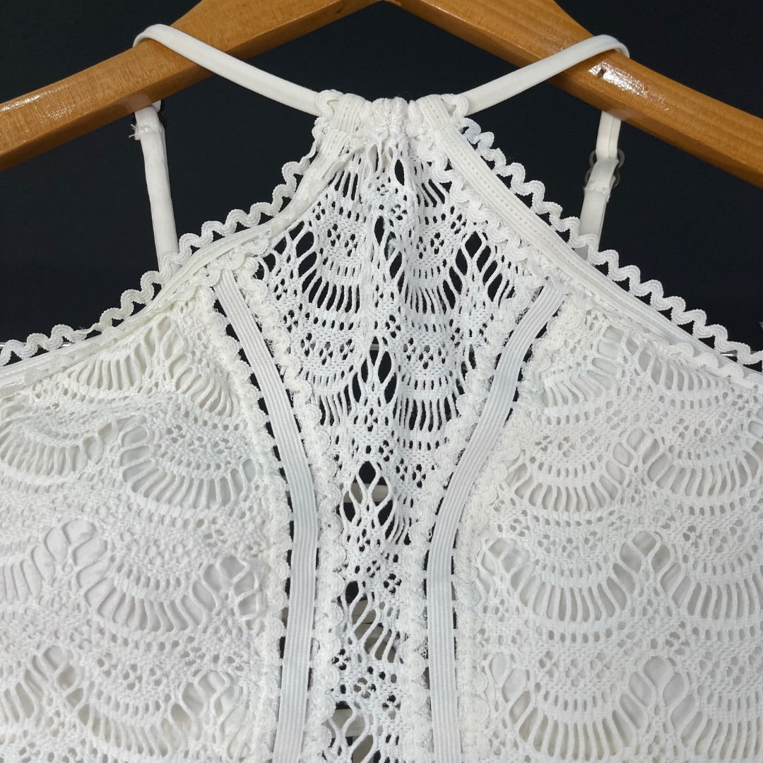 SIN MARCA Malla De Baño Blanco Talle M