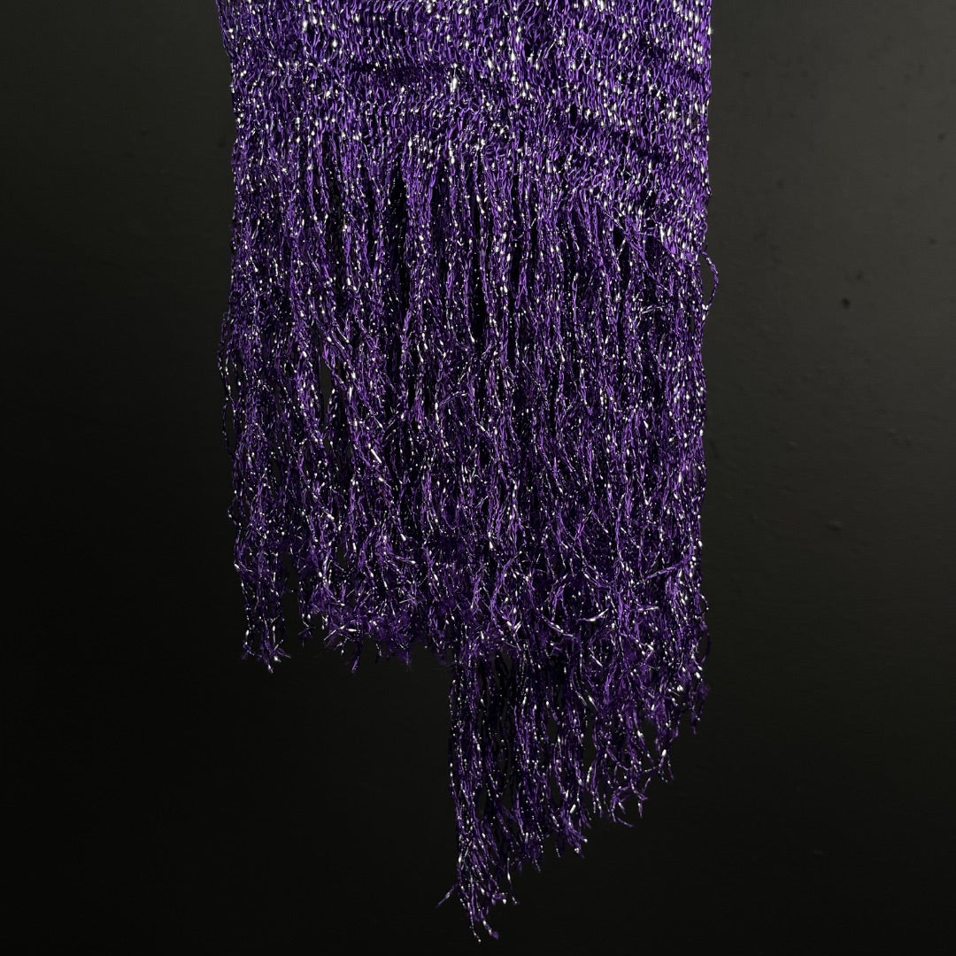 SIN MARCA Pashmina Violeta Talle Unico