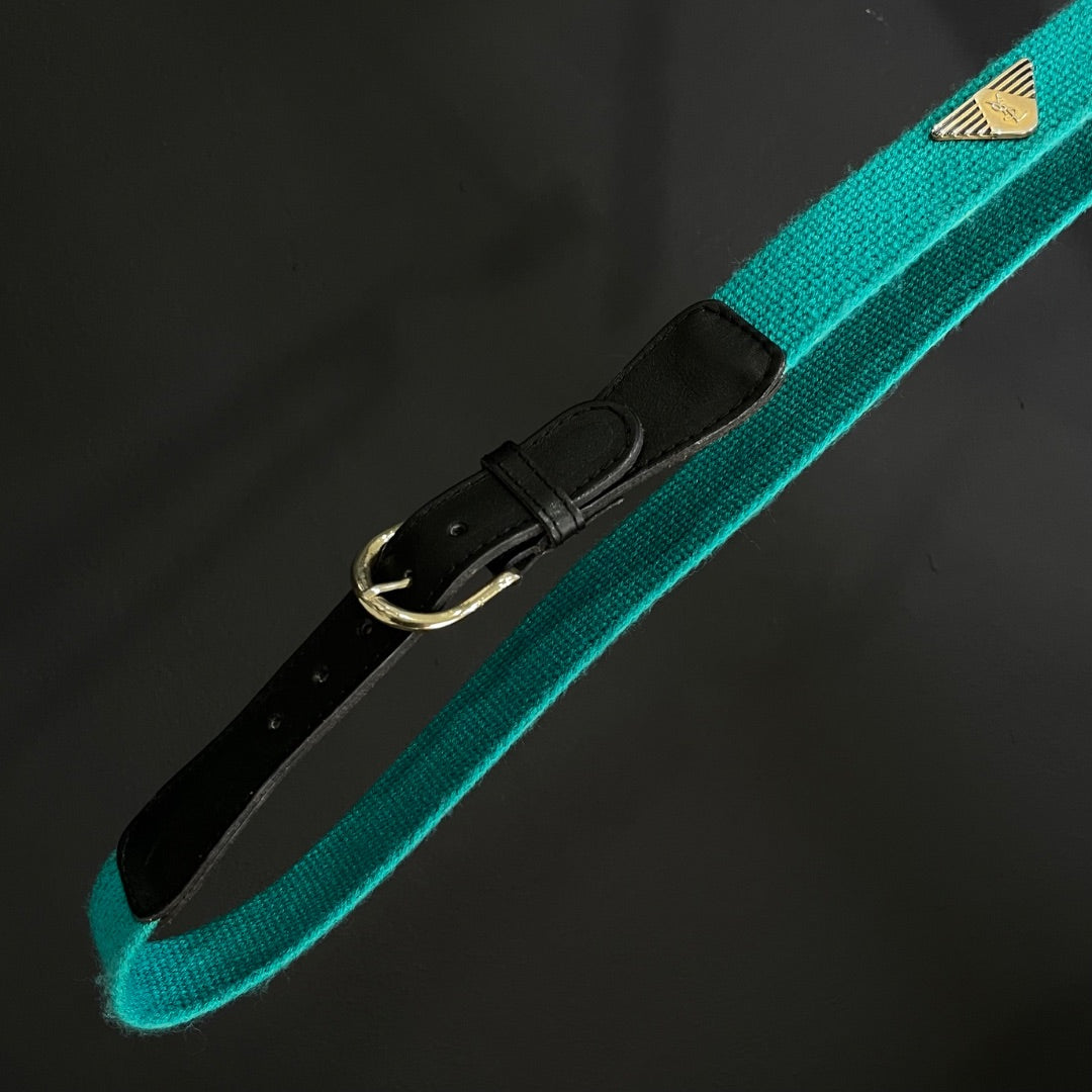 YSL  Cinturon Otro  Color Verde  Talle Unico