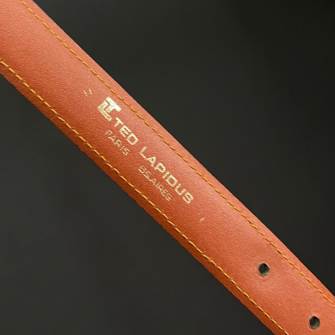 TED LAPIDUS  Cinturon Otro  Color Rojo  Medida 105cm