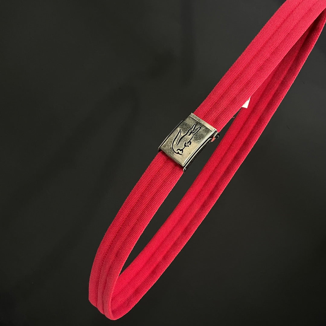 LACOSTE  Cinturon Otro  Color Rojo  Talle 90