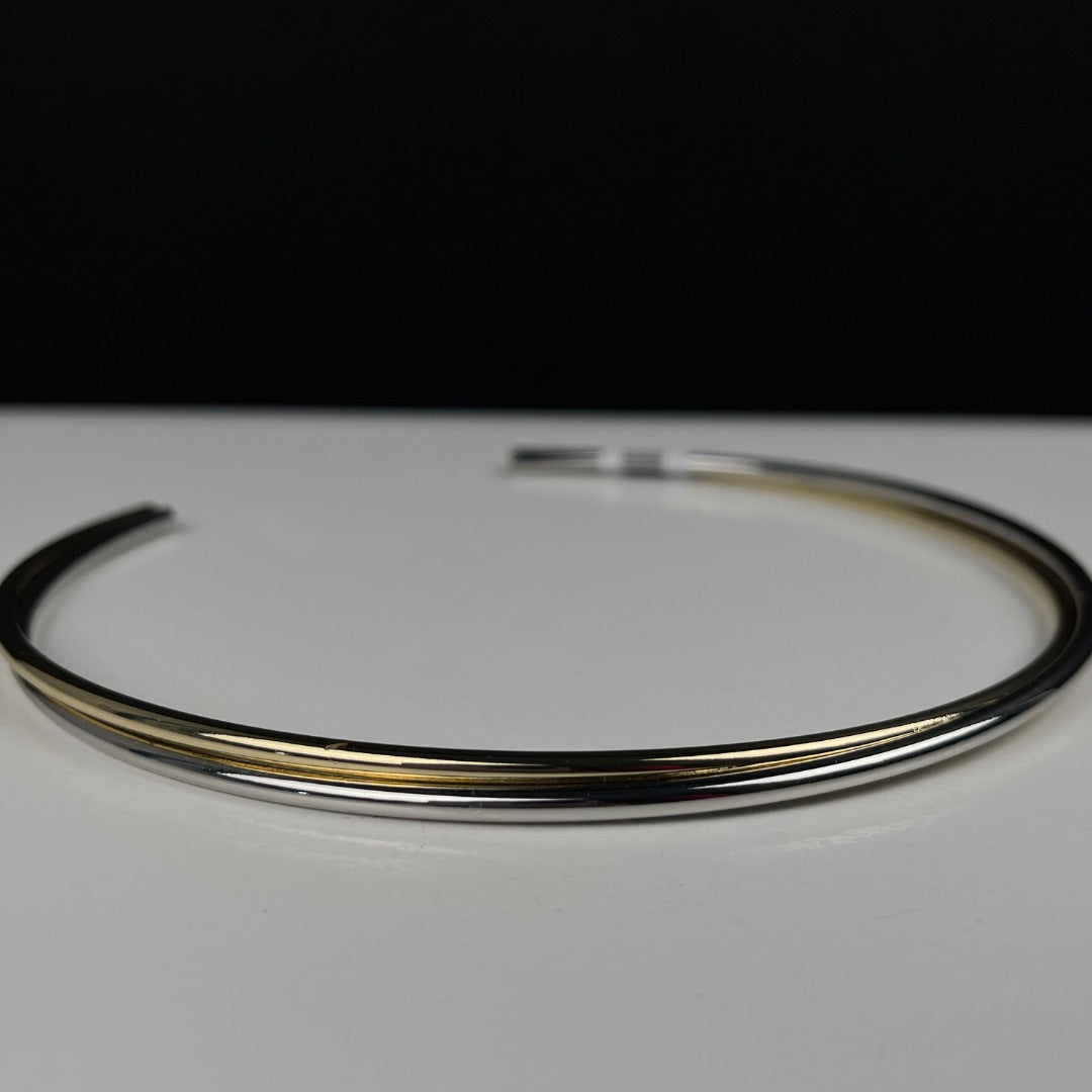 SIN MARCA Collar Varios Plateado y Dorado Talle Unico