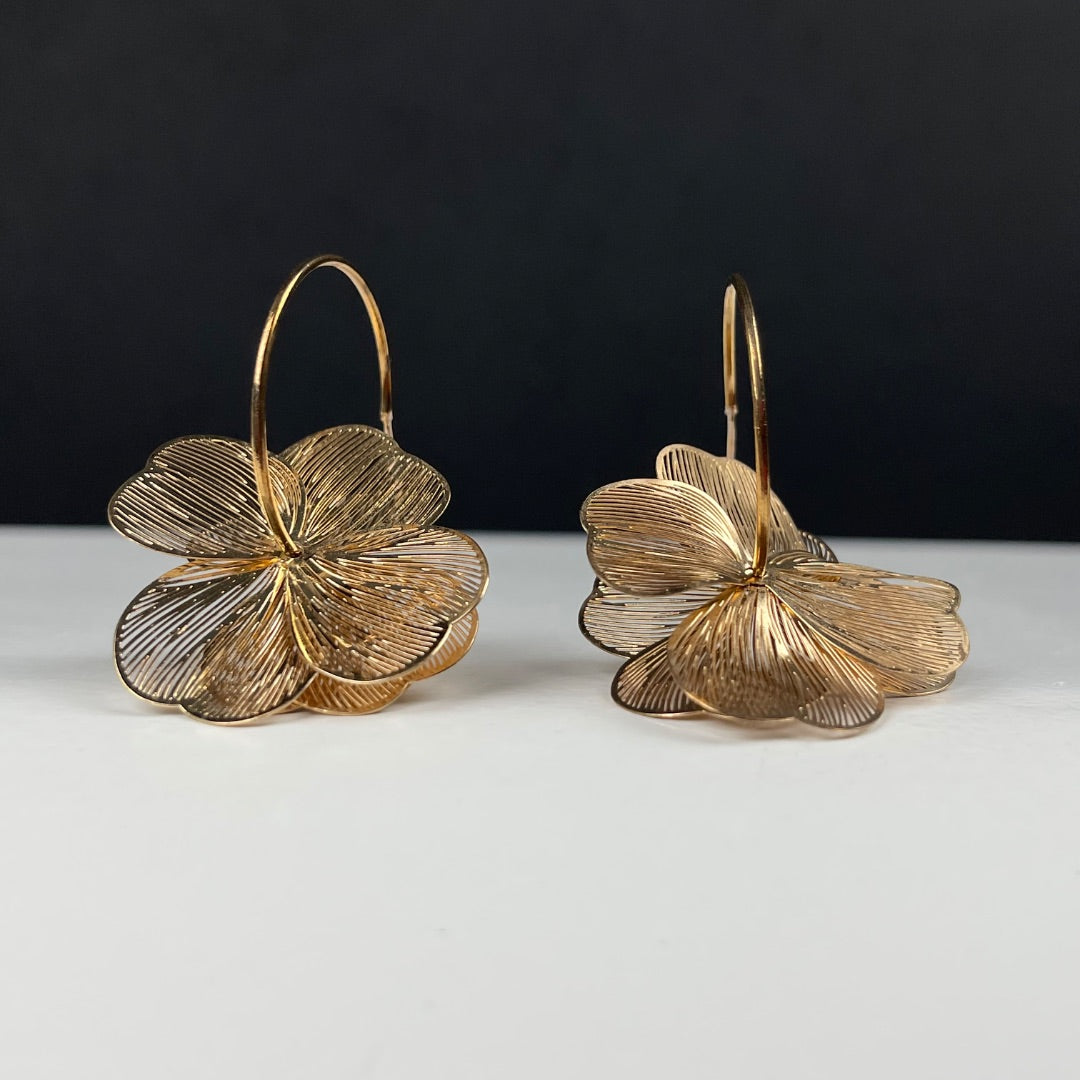 SIN MARCA Aros Dorado Talle Unico