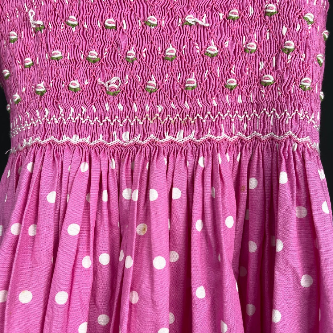 SIN MARCA  Vestido Sin Manga  Varios Lunares  Talle 10