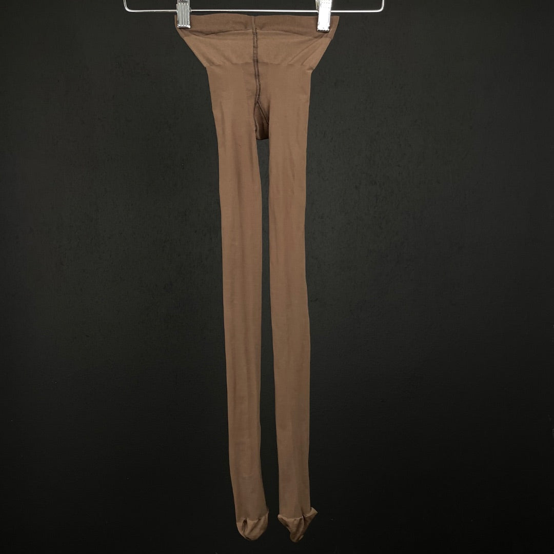 WOLFORD Medias Con Bombacha Marron Talle XS