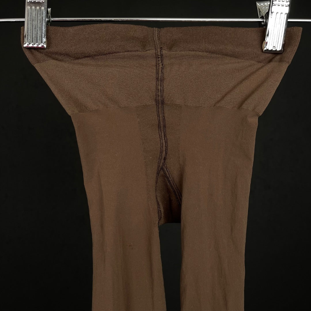 WOLFORD Medias Con Bombacha Marron Talle XS