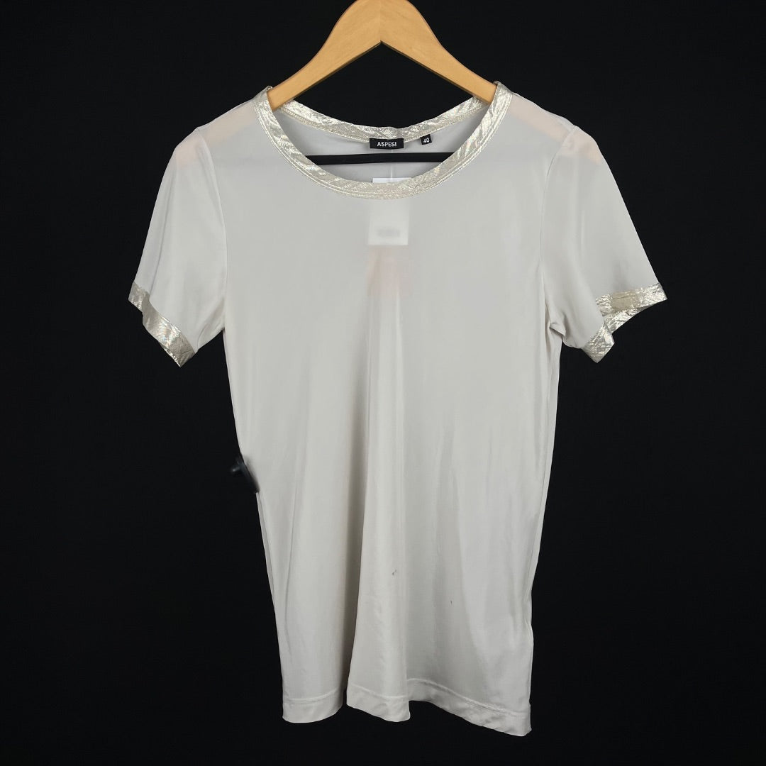 ASPESI Remera Beige Talle 40