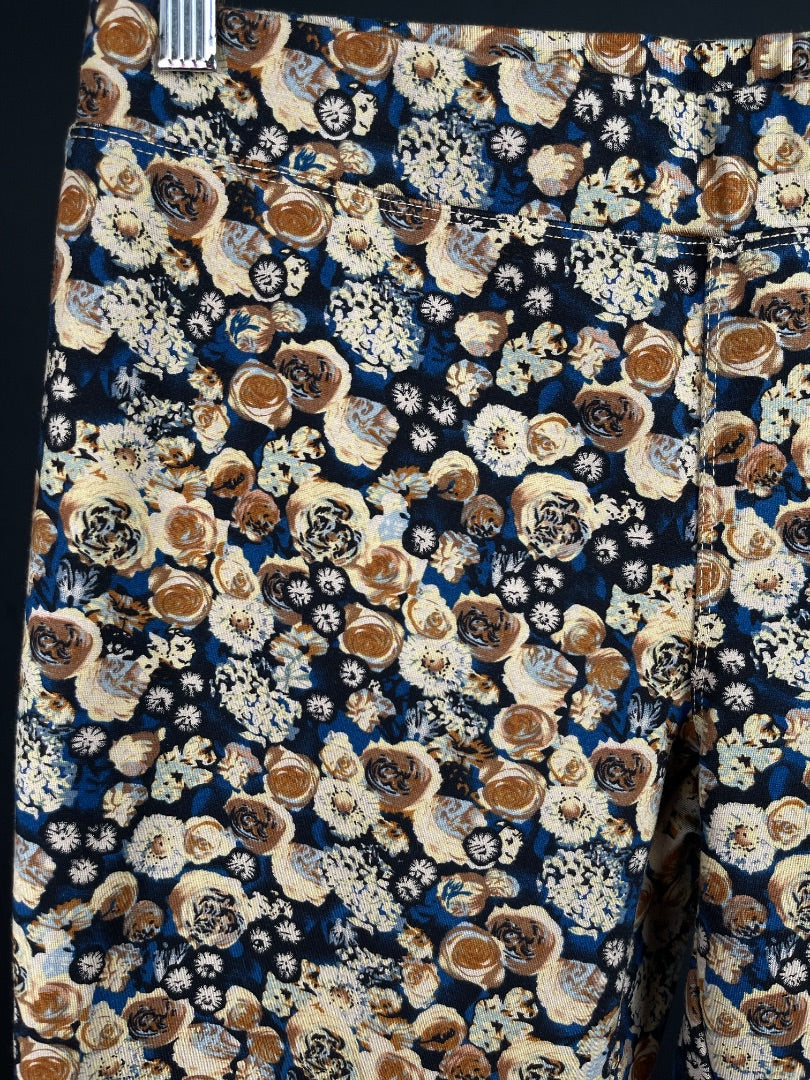 PANIZ Pantalon Calza Varios Floral Talle L