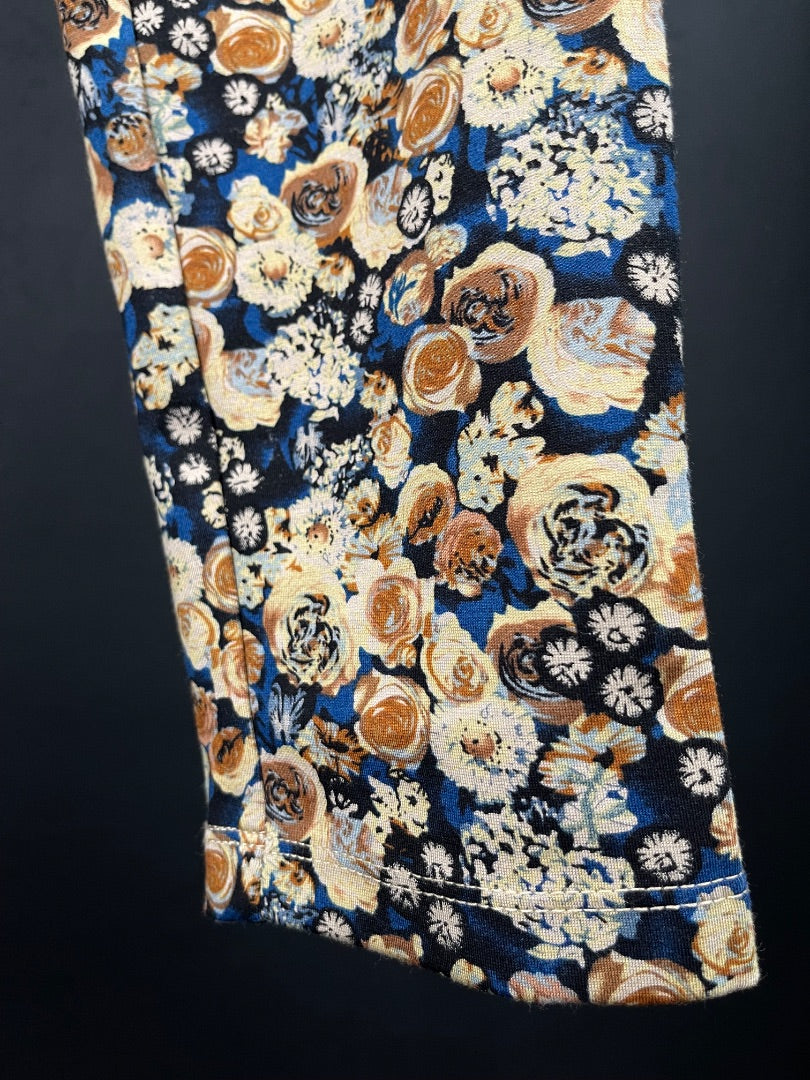 PANIZ Pantalon Calza Varios Floral Talle L