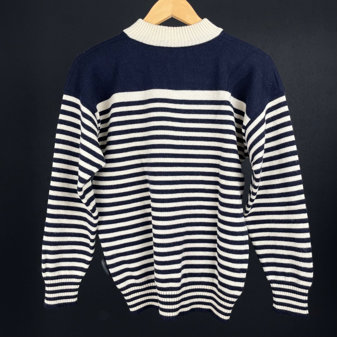 ISAM Sweater Beige y Azul Talle 48