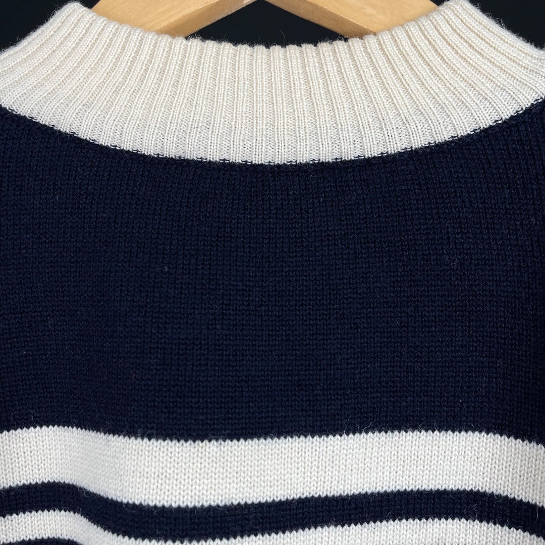 ISAM Sweater Beige y Azul Talle 48