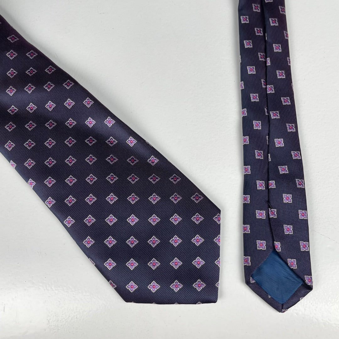 PIERRE CARDIN Corbata Violeta Talle Unico