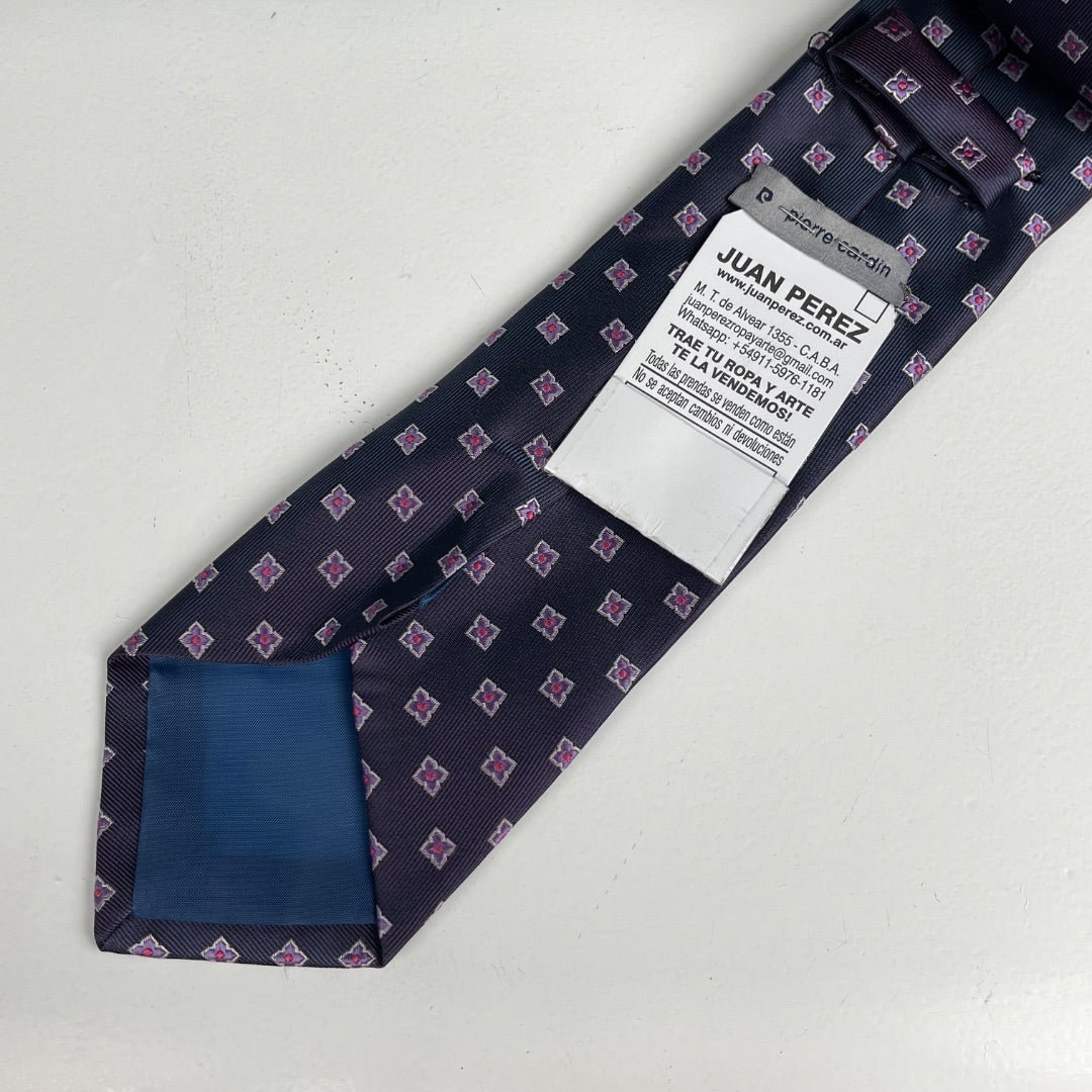 PIERRE CARDIN Corbata Violeta Talle Unico
