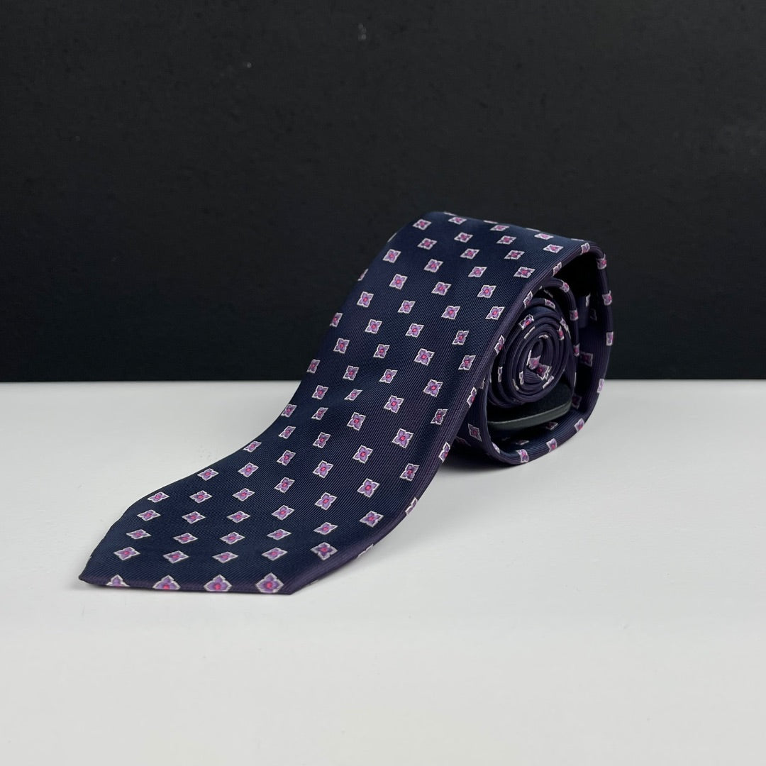 PIERRE CARDIN Corbata Violeta Talle Unico