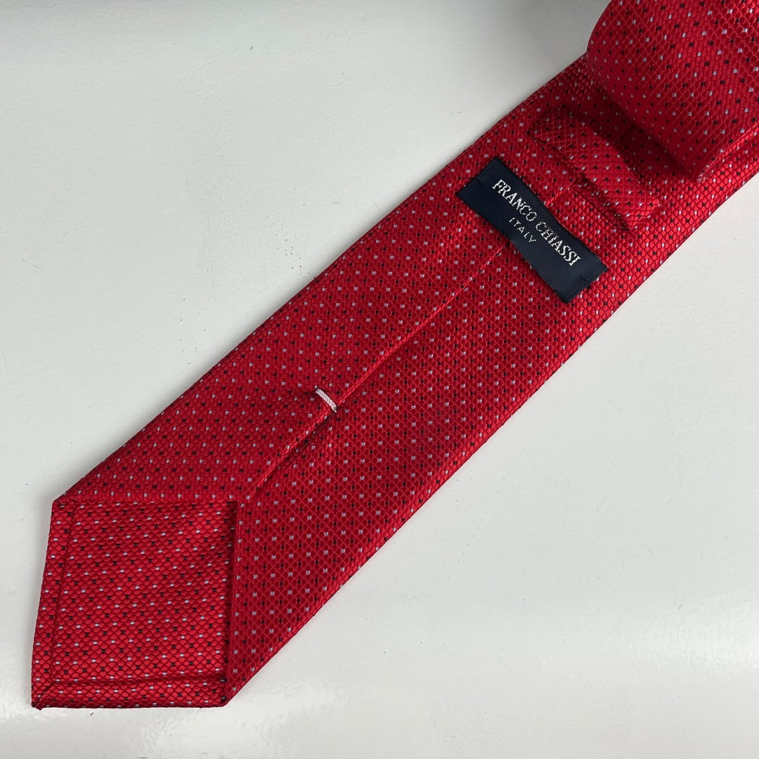 FRANCO CHIASSI Corbata Rojo Talle Unico