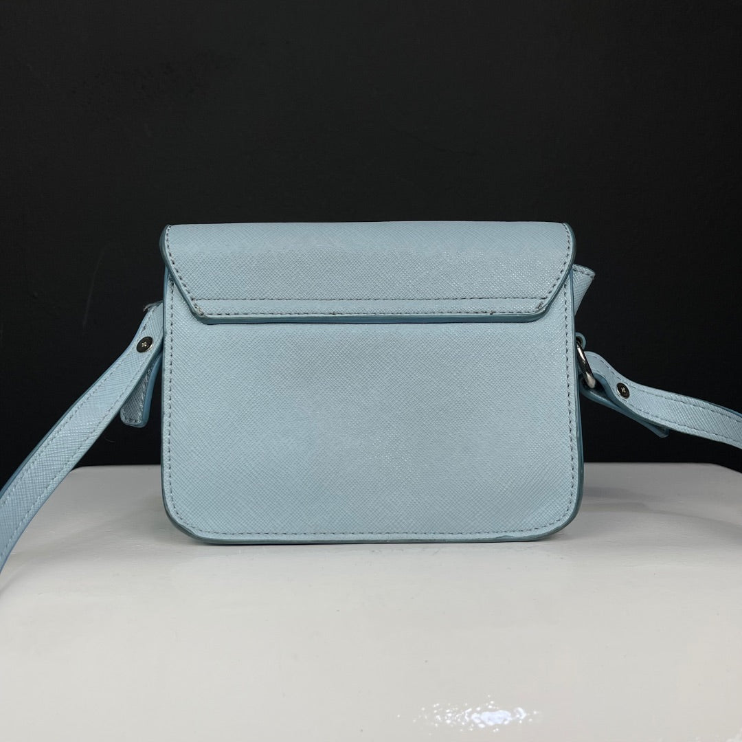 ZARA  Cartera  Celeste  Talle Unico