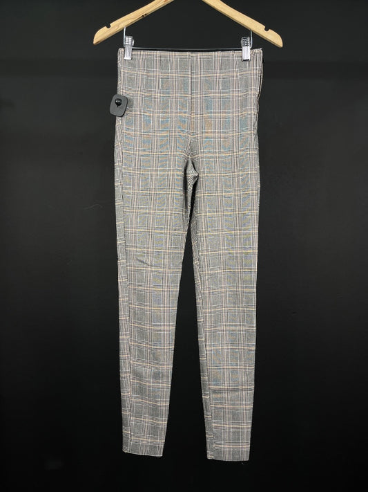 ZARA Pantalon Varios Escoces Gris Talle S