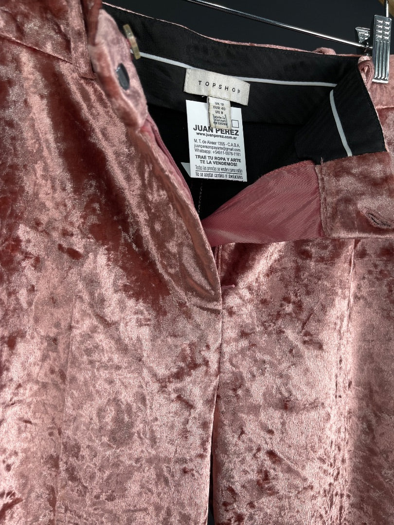 TOP SHOP Pantalon Rosa Talle 12
