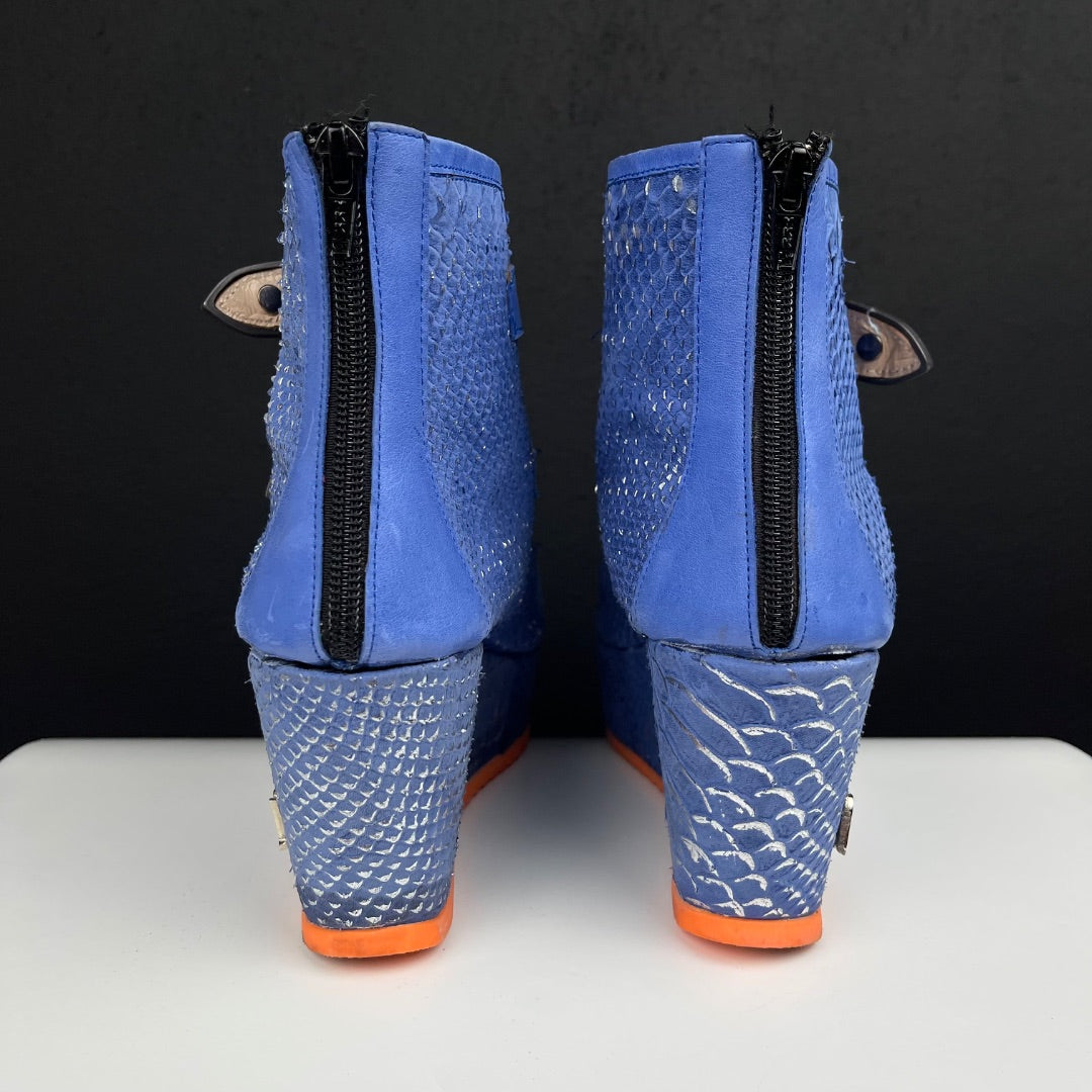 LUCIANO MARRA Taco Chino Celeste Talle 8