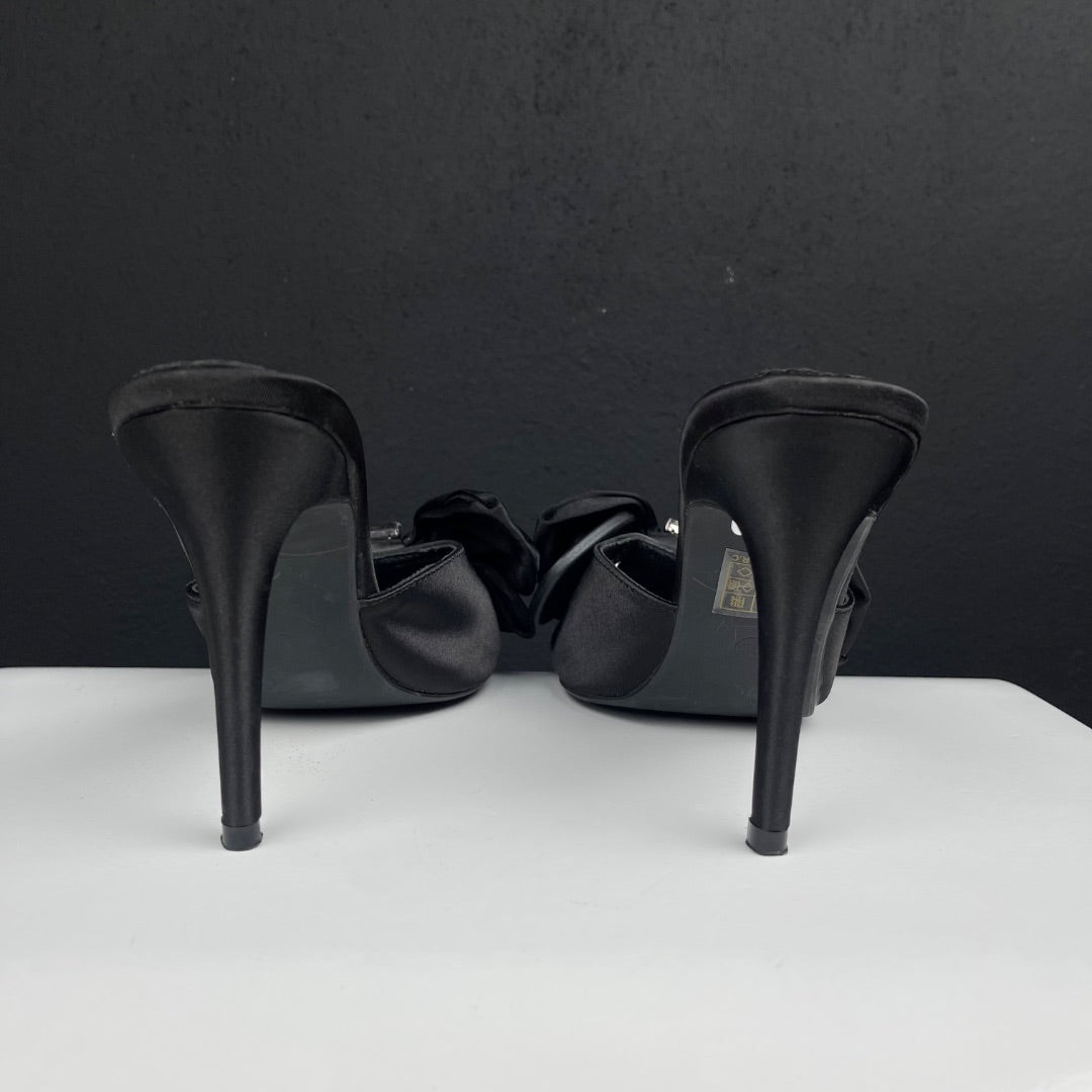 PLATO Taco Alto Fino Negro Talle 39