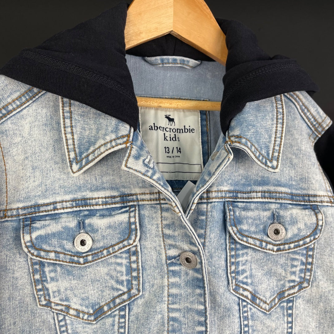 ABERCROMBIE  Campera  Azul  Talle 14
