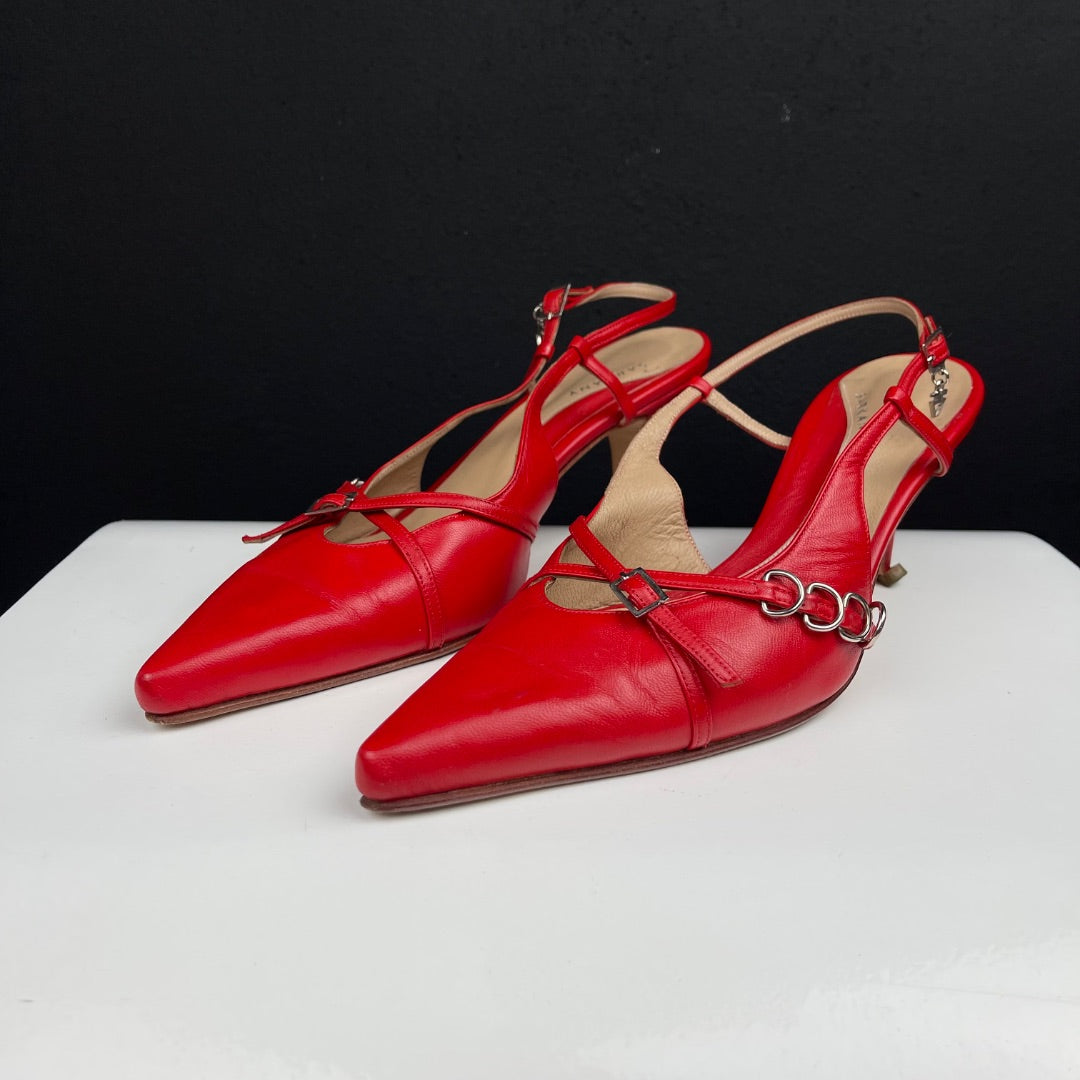 SARKANY Taco Bajo Rojo Talle 9