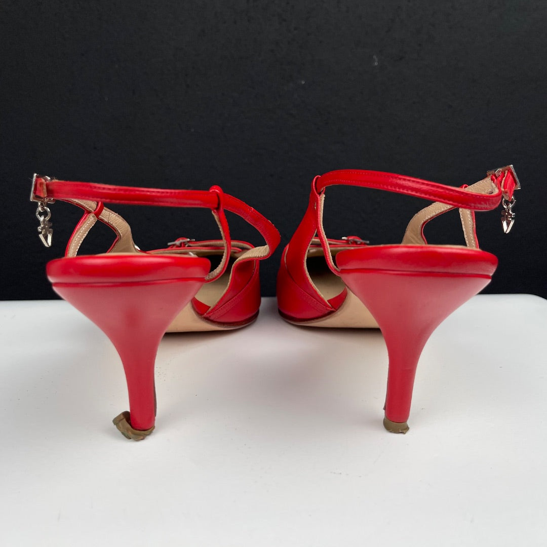 SARKANY Taco Bajo Rojo Talle 9
