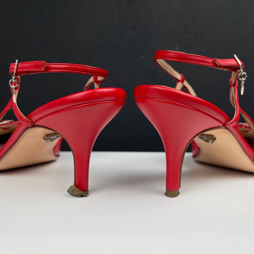SARKANY Taco Bajo Rojo Talle 9