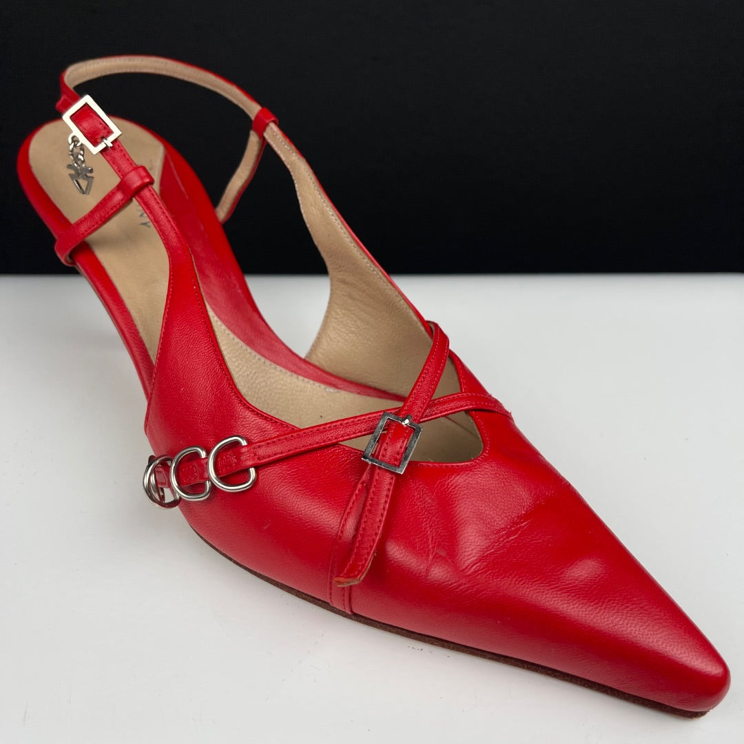 SARKANY Taco Bajo Rojo Talle 9