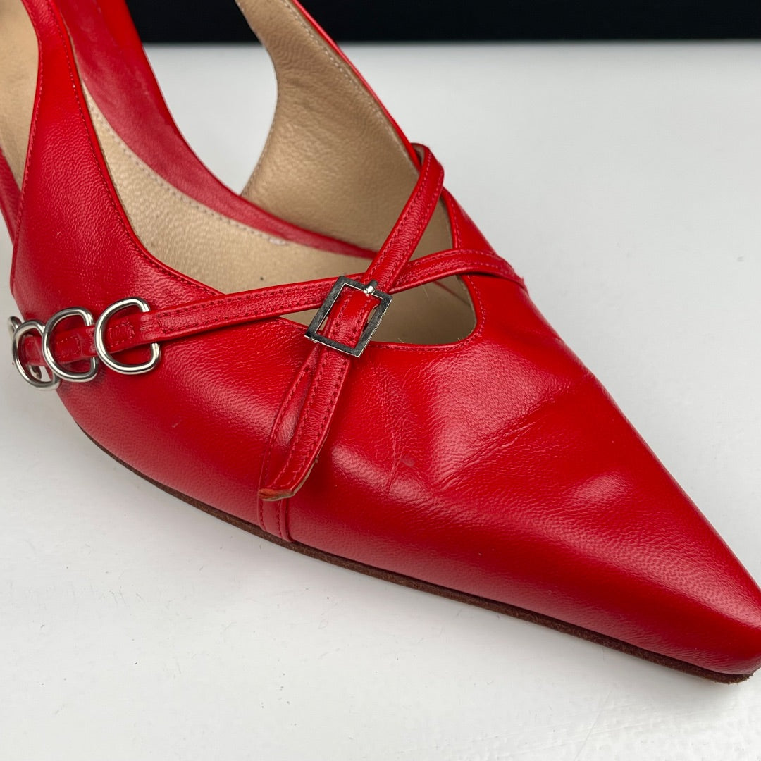 SARKANY Taco Bajo Rojo Talle 9