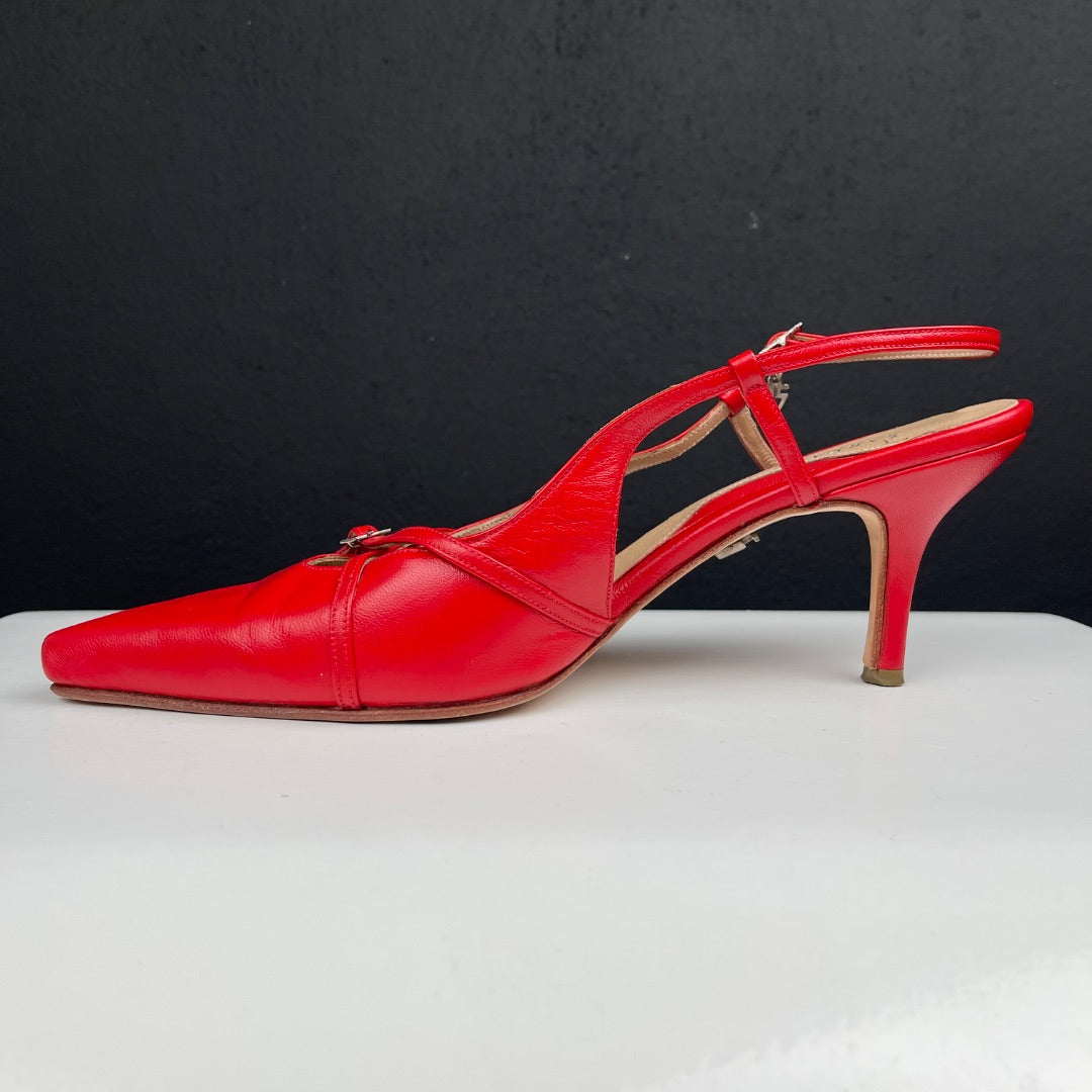 SARKANY Taco Bajo Rojo Talle 9