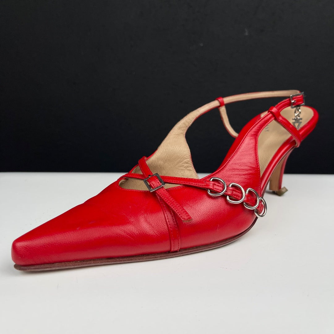SARKANY Taco Bajo Rojo Talle 9